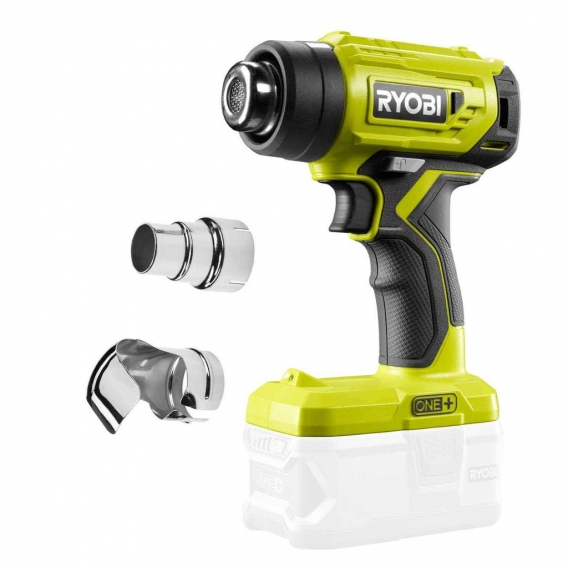 RYOBI Akku-Heißluftpistole R18HG-0 Heißluftföhn, Heißluftgebläse, bis 470°C, Luftstrom 170l/min, 18V