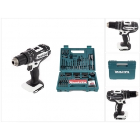 More about Makita DHP 482 Z W Akku Schlagbohrschrauber 18V 62Nm Solo + Bit & Bohrer-Set 100-teilig