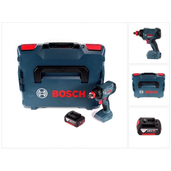 Bosch GDX 18 V-180 18 V Li-Ion Akku Drehschlagschrauber mit 180 Nm mit 5,0 Ah Akku in L-Boxx - ohne Lader