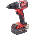 MILWAUKEE M18 CBLDD-402C Kompakt-Schraubendreher - 2 Batterien 4,0Ah - 1 Ladegerät - 4933464539