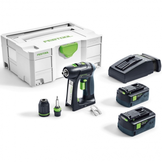 Festool Akku-Bohrschrauber C 18 Li 5,2-Plus im Systainer 574738