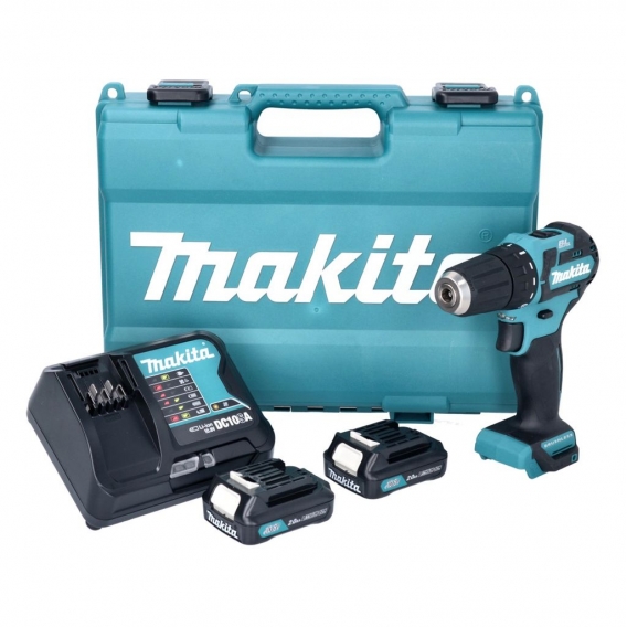 Makita DF332DSAE, Handbohrmaschine, Ohne Schlüssel, 2,8 cm, 1 cm, 450 RPM, 1500 RPM