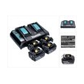 Makita Power Source-Kit Li 18V Ladegerät DC18RD 4x Akku BL1860B 6,0Ah 199485-6