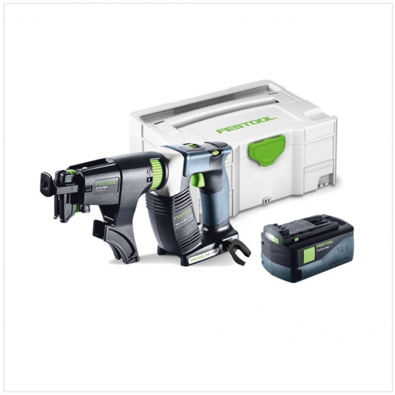 Festool DWC 18-4500 Li-Basic Duradrive Akku Bauschrauber 18V ( 574747 ) 14Nm Brushless im Systainer + 1x 5,2Ah Akku - ohne Ladeg