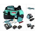 Makita DUP 361 PT 2x 18V Akku Astschere + Zubehör + 2x Akku 5,0Ah + Ladegerät