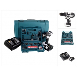 More about Makita DHP 482 SGK W Akku Schlagbohrschrauber 18V 62Nm + 1x Akku 6,0Ah + Ladegerät + 100 tlg. Bit Bohrer Set + Koffer