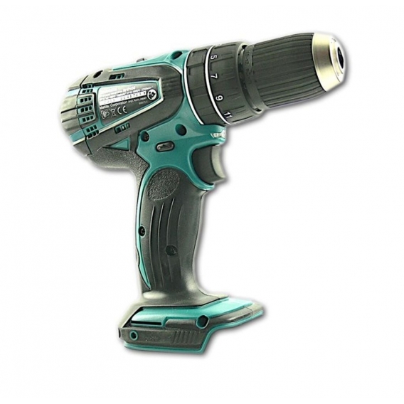 Makita BHP 456 SOLO Profi-Akku-Schlagbohrmaschine, 18 V Akkuspannung, variable Geschwindigkeit, Rechts-/Linkslauf, nur das Gerät