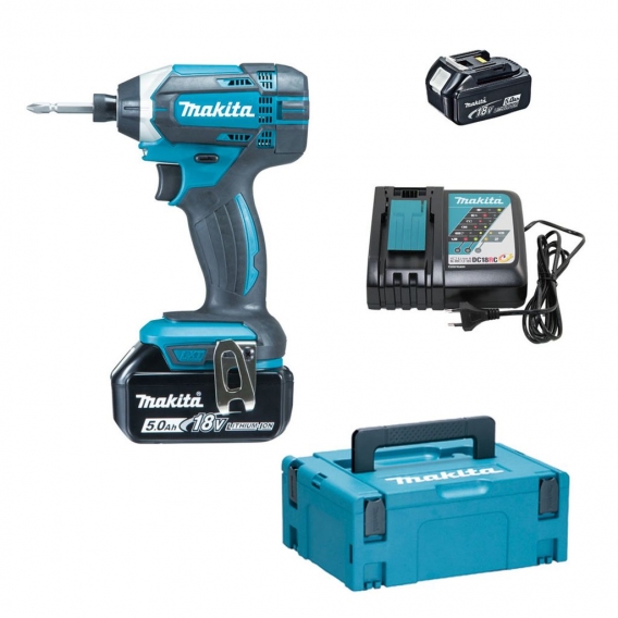 Makita DTD152RTJ 2x 5.0 Ah 18V Akku-Schlagschrauber