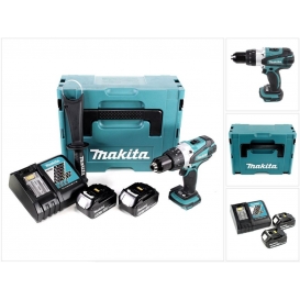 More about Makita DDF 458 RTJ 18V Akku Bohrschrauber 91 Nm im Makpac mit 2x BL1850 B 5,0 Ah Akku und DC18RC Ladegerät