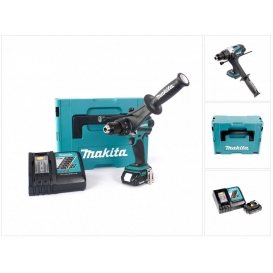 More about Makita DHP 458 RA1J Akku Schlagbohrschrauber 18 V 91 Nm + 1x Akku 2,0 Ah + Ladegerät + Makpac