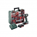 Metabo SB 18 L BL Profi-Akku-Schlagbohrmaschine, 2 Ah Akkukapazität, 18 V Akkuspannung, variable Geschwindigkeit, inklusive 2 Li