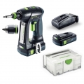 Festool Akku-Bohrschrauber C 18 Li 3,1-Compact im Systainer 2 T-Loc 574921