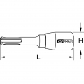 KS Tools Stockschraubendreher m.SDS-Aufnahme,M6, 122.3016