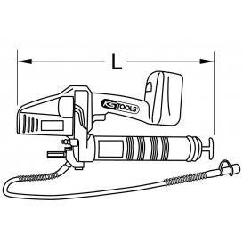 More about KS Tools 515.3559 Akku-Fettpresse 400 ml, 420 bar, ohne Akku und Ladegerät, 18 V