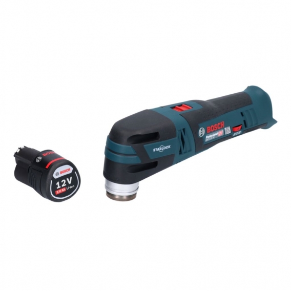 Bosch GOP 12V-28 Professional Akku Multi Cutter Starlock Brushless + 1x Akku 2,0 Ah - ohne Ladegerät