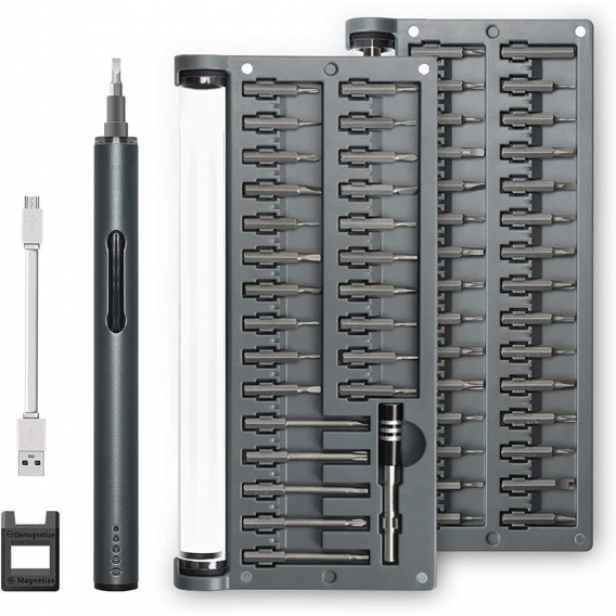 AcserGery 159-in-1-Elektroschrauber mit USB-Aufladung für Uhren und elektronische Geräte
