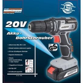 More about Hommie®  Brüder Mannesmann Akku-Bohrschrauber 1,3 Ah 20 V