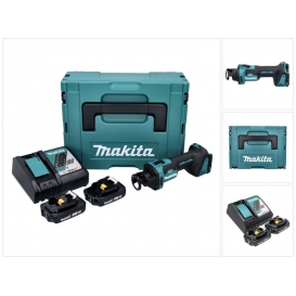 More about Makita DCO 181 RAJ Akku Rotationsschneider 18 V 32000 U/min Brushless + 2x Akku 2,0 Ah + Ladegerät + Makpac