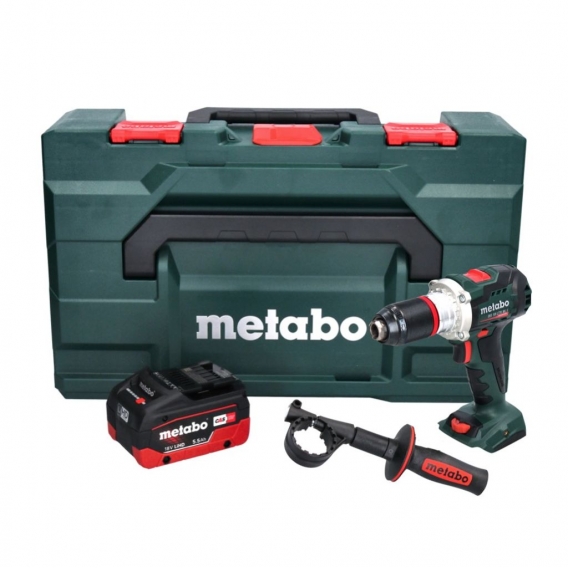 Metabo BS 18 LTX BL I Akku Bohrschrauber 18 V 130 Nm + 1x Akku 5,5 Ah + metaBOX - ohne Ladegerät