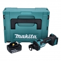 Makita DCO 181 T1J Akku Rotationsschneider 18 V 32000 U/min Brushless + 1x Akku 5,0 Ah + Makpac - ohne Ladegerät