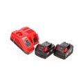 Milwaukee M18 BH-602FC Akku Bohrhammer 18 V 1,2 J SDS plus + 2x Akku 6,0 Ah + Ladegerät