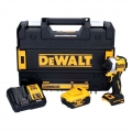 DeWalt DCF 850 P1 Akku Schlagschrauber 18 V 205 Nm 1/4' Brushless + 1x Akku 5,0 Ah + Ladegerät + TSTAK