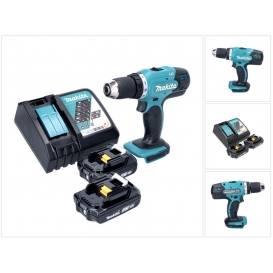 More about Makita DDF 453 RA Akku Bohrschrauber 18 V 42 Nm + 2x Akku 2,0 Ah + Ladegerät