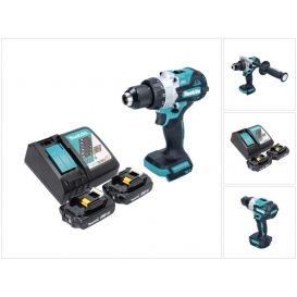 More about Makita DHP 486 RA Akku Schlagbohrschrauber 18 V 130 Nm Brushless + 2x Akku 2,0 Ah + Ladegerät