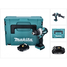 More about Makita DHP 486 A1J Akku Schlagbohrschrauber 18 V 130 Nm Brushless + 1x Akku 2,0 Ah + Makpac - ohne Ladegerät