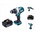 Makita DHP 486 T1 Akku Schlagbohrschrauber 18 V 130 Nm Brushless + 1x Akku 5,0 Ah - ohne Ladegerät