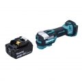 Makita DTM 52 T1 Akku Multifunktionswerkzeug 18 V Starlock Max Brushless + 1x Akku 5,0 Ah - ohne Ladegerät