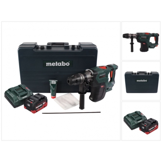 Metabo KHA 18 LTX BL 40 Akku Kombi Hammer 18 V 8,6 J SDS max Brushles + 1x Akku 5,5 Ah + Ladegerät + Koffer