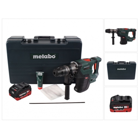 Metabo KHA 18 LTX BL 40 Akku Hammer 18 V 8,6 J SDS max Brushless + 1x Akku 5,5 Ah + Koffer - ohne Ladegerät