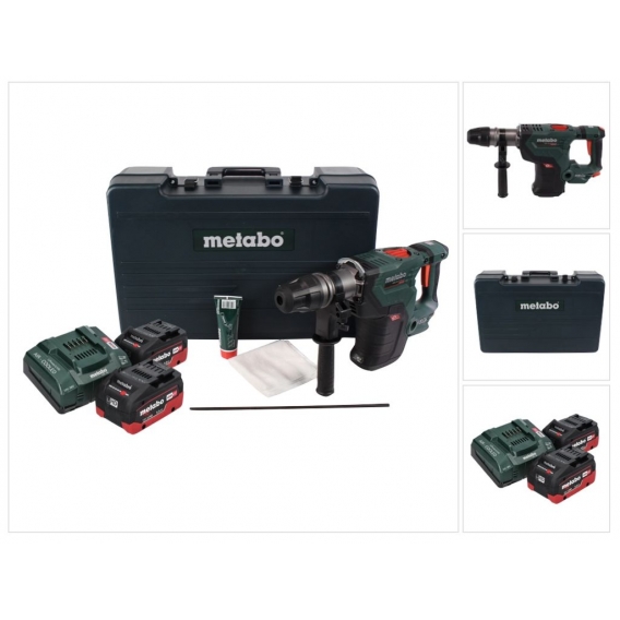 Metabo KHA 18 LTX BL 40 Akku Kombi Hammer 18 V 8,6 J SDS max Brushless + 2x Akku 5,5 Ah + Ladegerät + Koffer