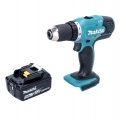 Makita DDF 453 T1 Akku Bohrschrauber 18 V 42 Nm + 1x Akku 5,0 Ah - ohne Ladegerät