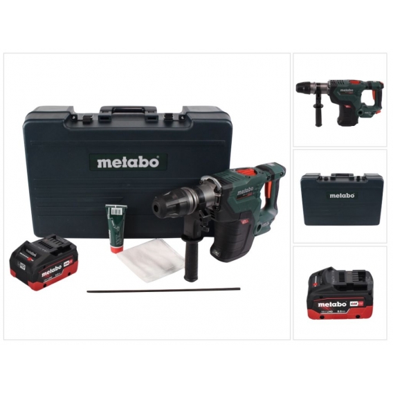 Metabo KHA 18 LTX BL 40 Akku Kombi Hammer 18 V 8,6 J SDS max Brushless + 1x Akku 8,0 Ah + Koffer - ohne Ladegerät