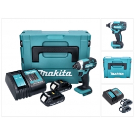 More about Makita DTD 152 SYJ Akku Schlagschrauber 18 V 165 Nm + 2x Akku 1,3 Ah + Ladegerät + Makpac