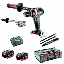 More about Metabo Akku-Bohrschr BS 18 LTX BL Q I+PowerX3+2x5,5Ah+ASC145 + Meterstab