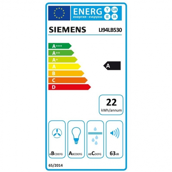 Siemens LI94LB530 Flachschirmhauben - Silber