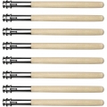 8 Stücke Bleistiftverlängerung Verstellbarer Bleistiftverlängerer Holz Pencil Extender mit Verstellbarem Metallring Stifte Holde