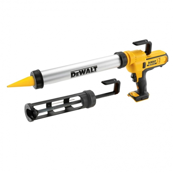 DeWALT Akku-Kartuschenpistole DCE581NK-XJ Basic inkl. Transportkoffer - Vollmetallgetriebe, Folienbeutel bis 600ml, Kartuschen b