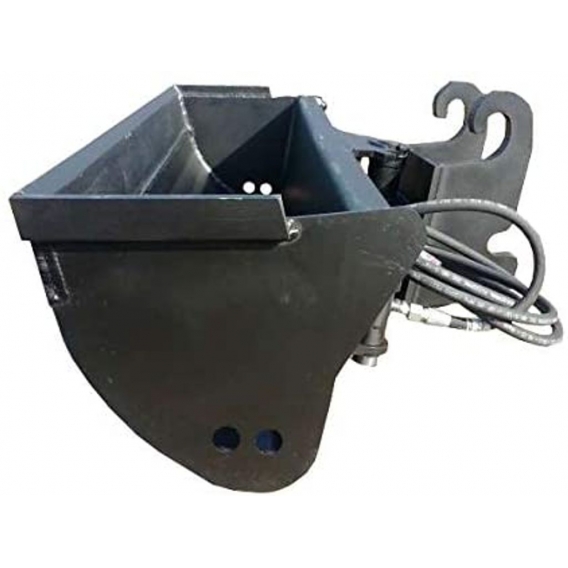 Baggerschaufel Minibagger Radlader Schaufel 80cm / Aufnahme: CW05 Hydraulisch schwenkbar