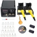 60W Brandmalerei-Maschine Holzverbrennungswerkzeug-Kit Kürbis Holzhandwerk Brandmalerei-Set (EU-Stecker)