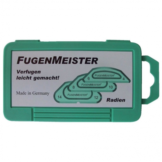 Fugenmeister-Schablonen gerade Radien 4/6, 8/10, 12/14