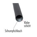 Eneroid Klebe-Schrumpfschlauch 15 mm, 3 : 1, 1 m, schwarz