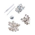 1 Satz 3/8 \'\'Schraube Druckknopf Schraubenbefestigungssatz Silber Druckknopf Schraube Fastener Kit Befestigungssatz