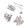 1 Satz 3/8 \'\'Schraube Druckknopf Schraubenbefestigungssatz Silber Druckknopf Schraube Fastener Kit Befestigungssatz