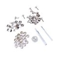 1 Satz Druckknopf Schraubenbefestigungssatz Druckknopf Schraube Fastener Kit Befestigungssatz