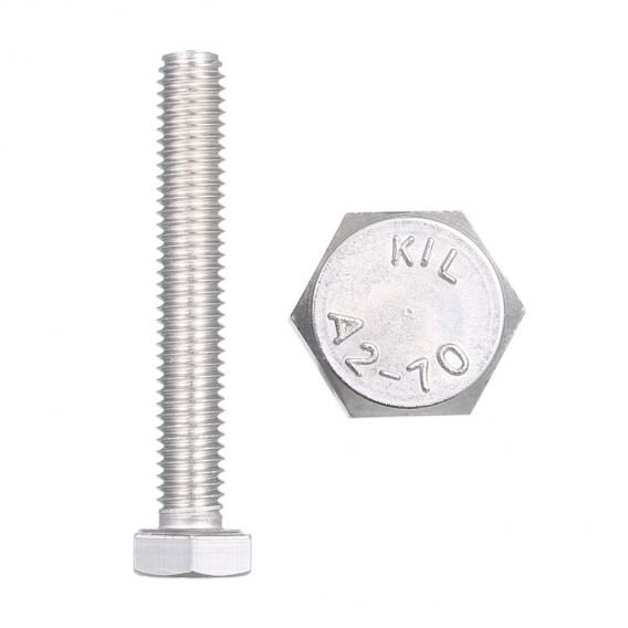 DIN933 304 Edelstahl Aussensechskantschraube DIN933 304 Stainless Steel Outer Hexagon Screw