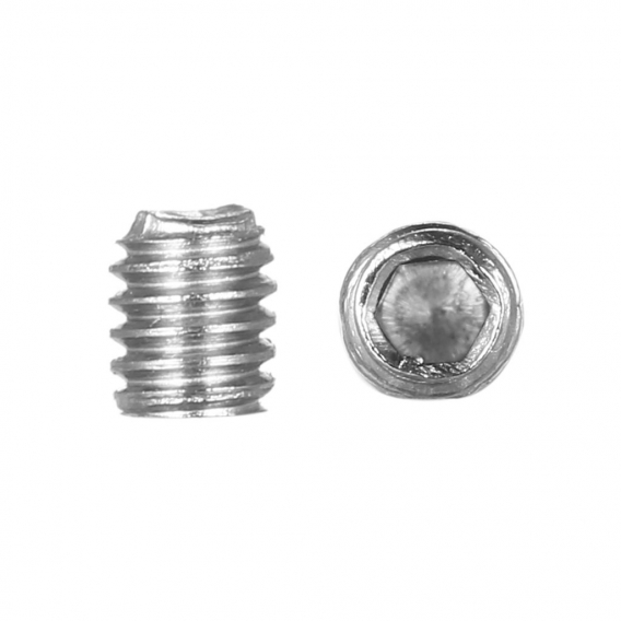 DIN916 304 Edelstahl Madenschraube Cup Point Innensechskant Set M2.5 * 3 DIN916 304 Stainless Steel Bolt Grub Screw Cup Point He